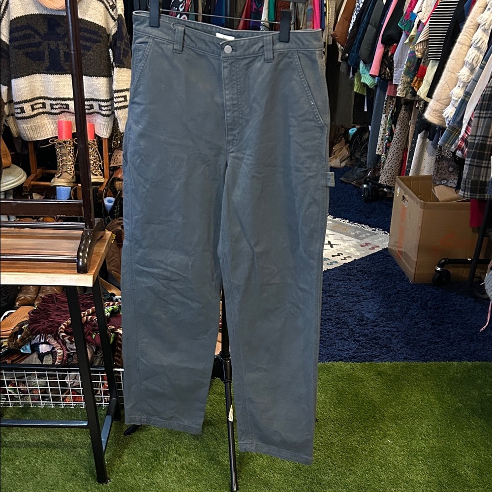 Dark Gray Casual Pants